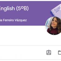 Aula de inglés en Google Classroom