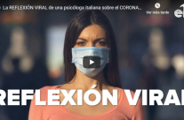 A reflexión viral dunha psicóloga sobre o coronavirus