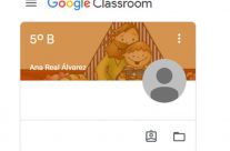 Aula de relixión en Google Classroom